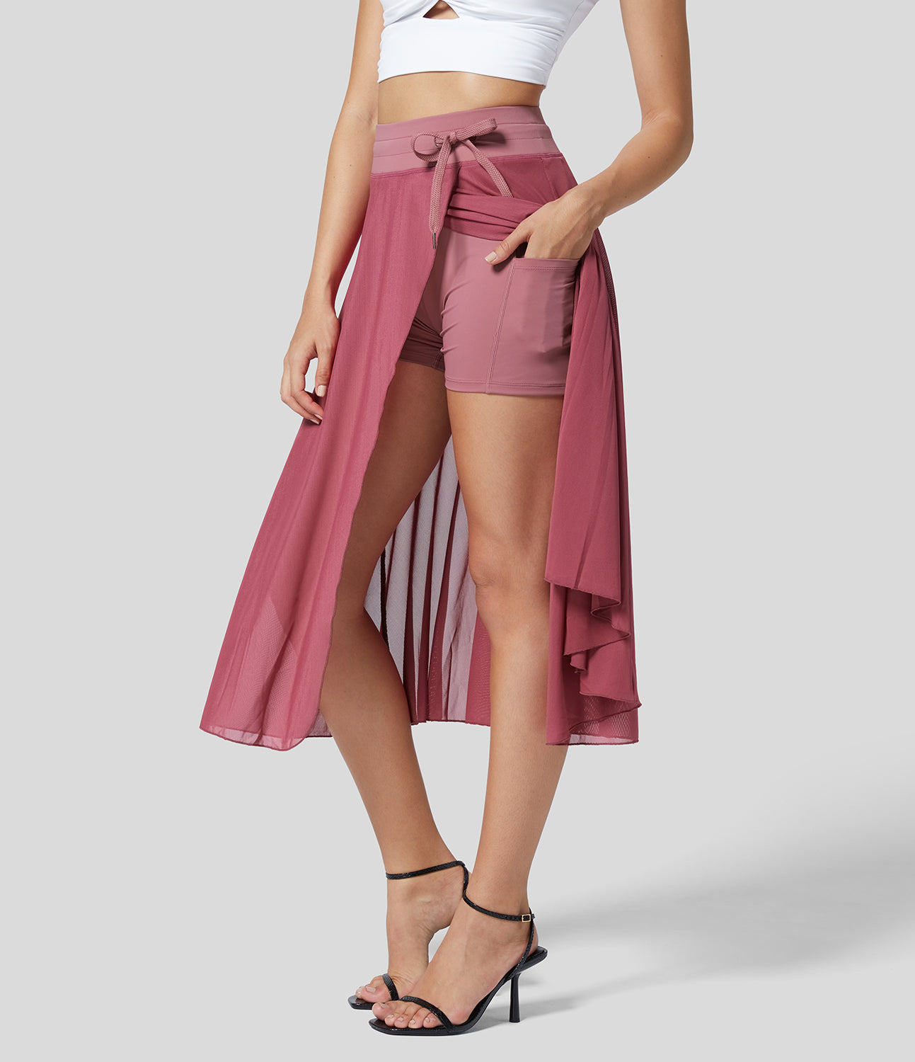LIVAN | GETAILLEERDE 2-IN-1 ROK