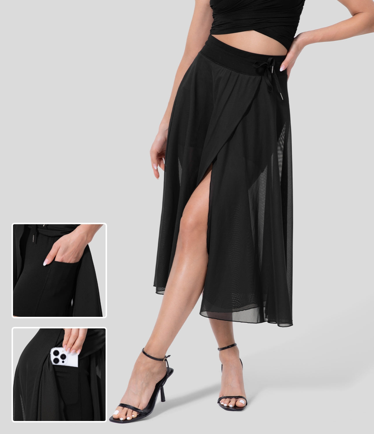 LIVAN | GETAILLEERDE 2-IN-1 ROK