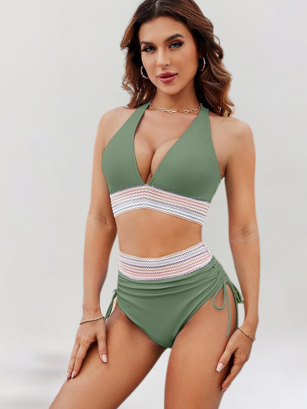 Cleo | Bikini Set met Buikbandcontrole en Hoge Taille