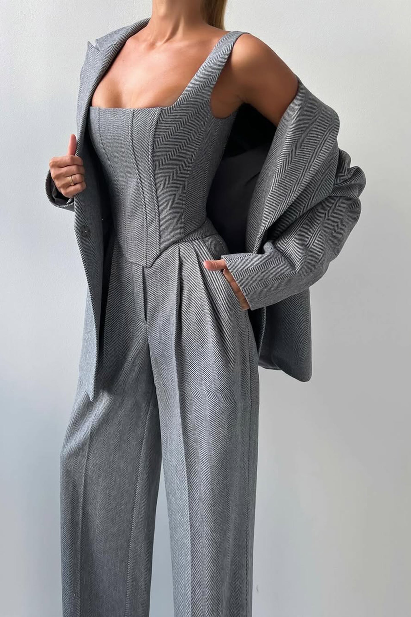Dolce | Driedelige blazer set