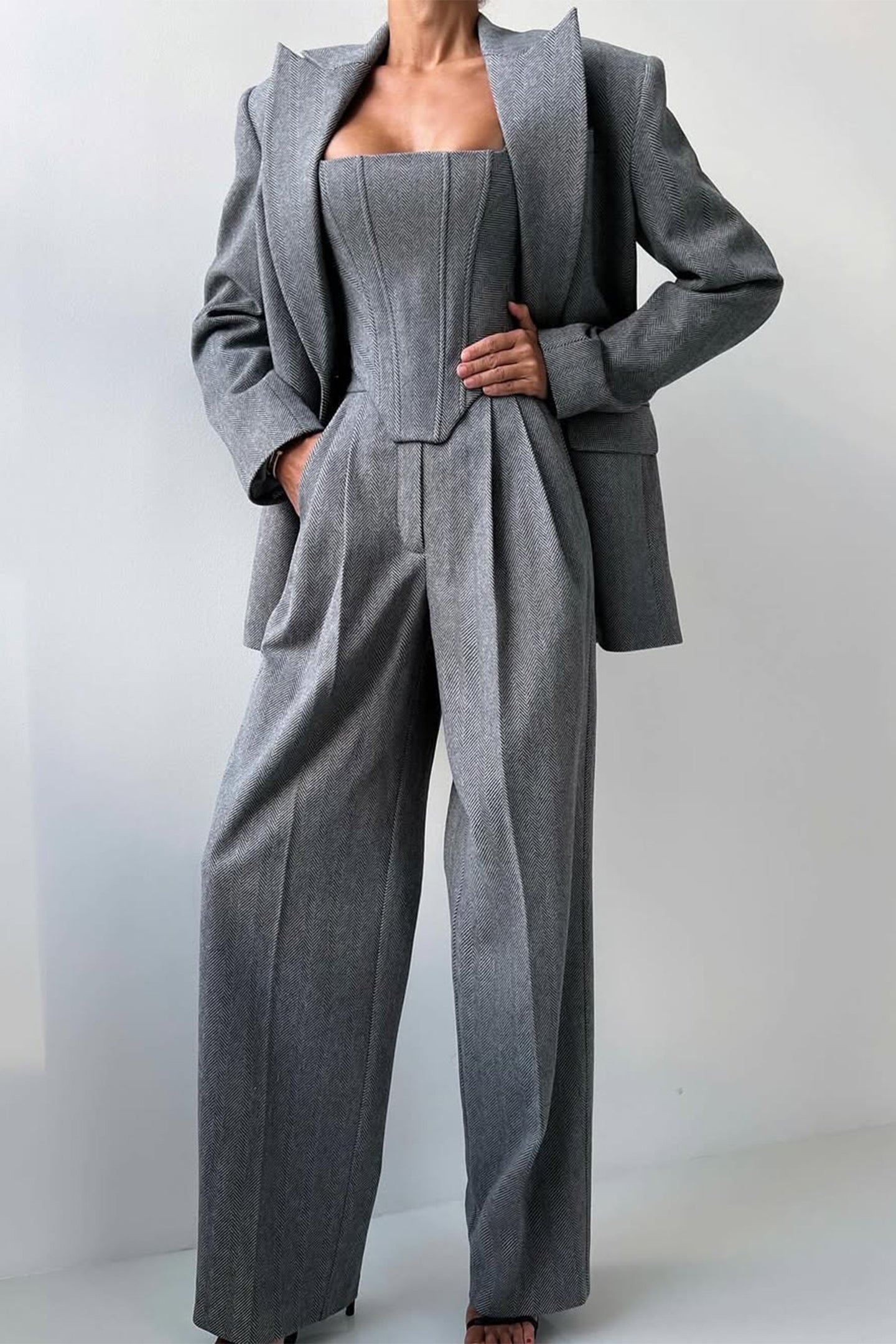 Dolce | Driedelige blazer set