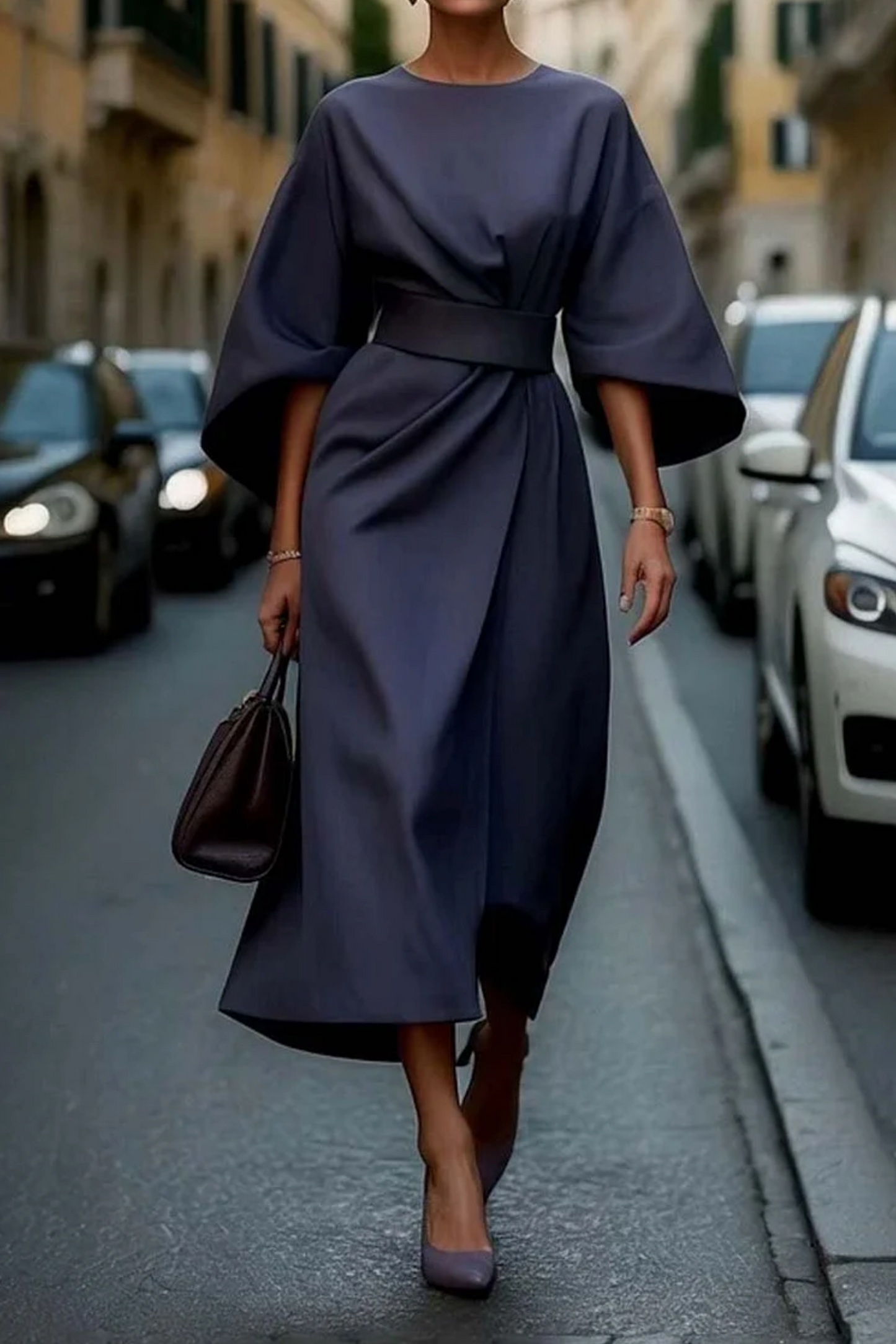 CELINE | WIJDE MOUWEN JURK