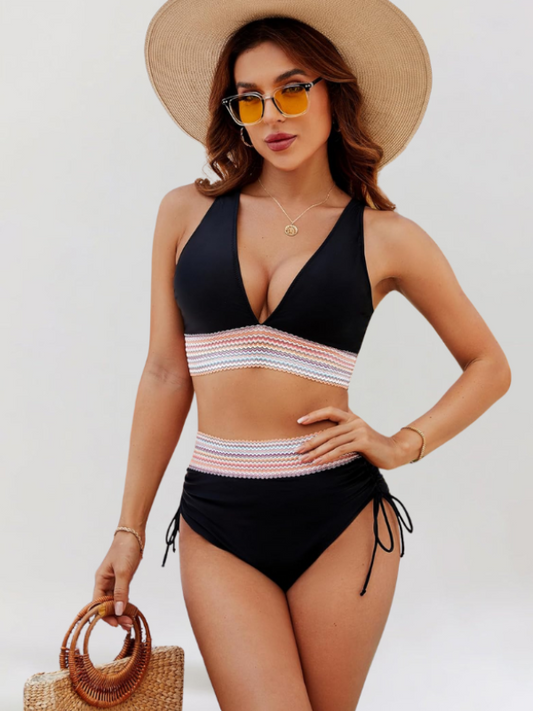 Cleo | Bikini Set met Buikbandcontrole en Hoge Taille