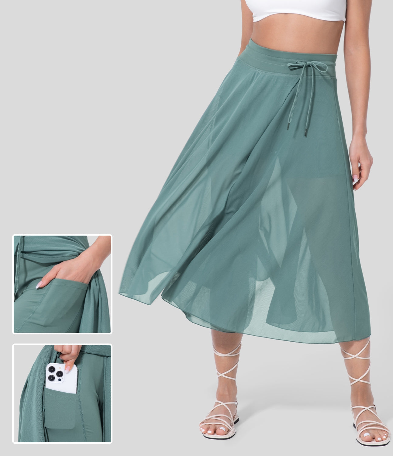 LIVAN | GETAILLEERDE 2-IN-1 ROK