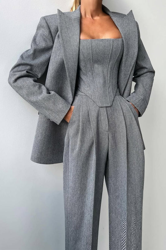 Dolce | Driedelige blazer set