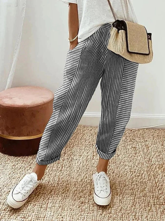 LORE | GESTREEPTE BROEK