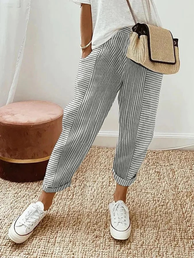 LORE | GESTREEPTE BROEK