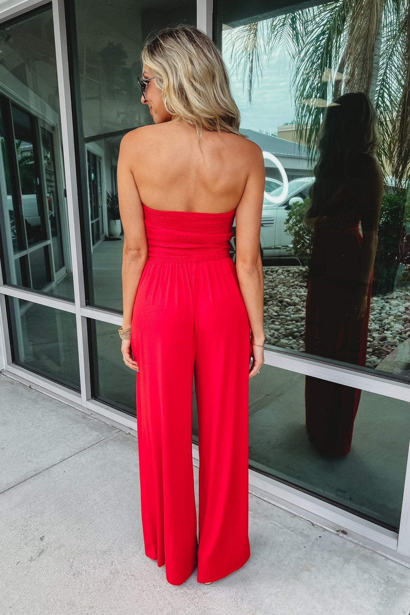 SASHA | OFF-SHOULDER JUMPSUIT