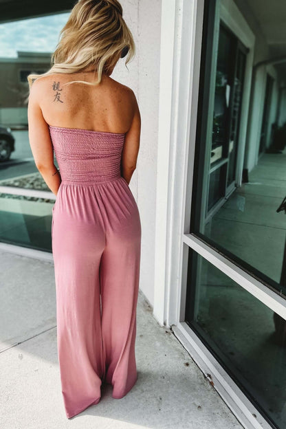 SASHA | OFF-SHOULDER JUMPSUIT