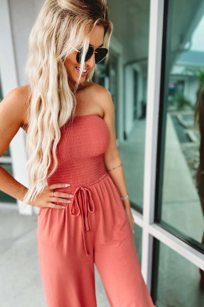 SASHA | OFF-SHOULDER JUMPSUIT