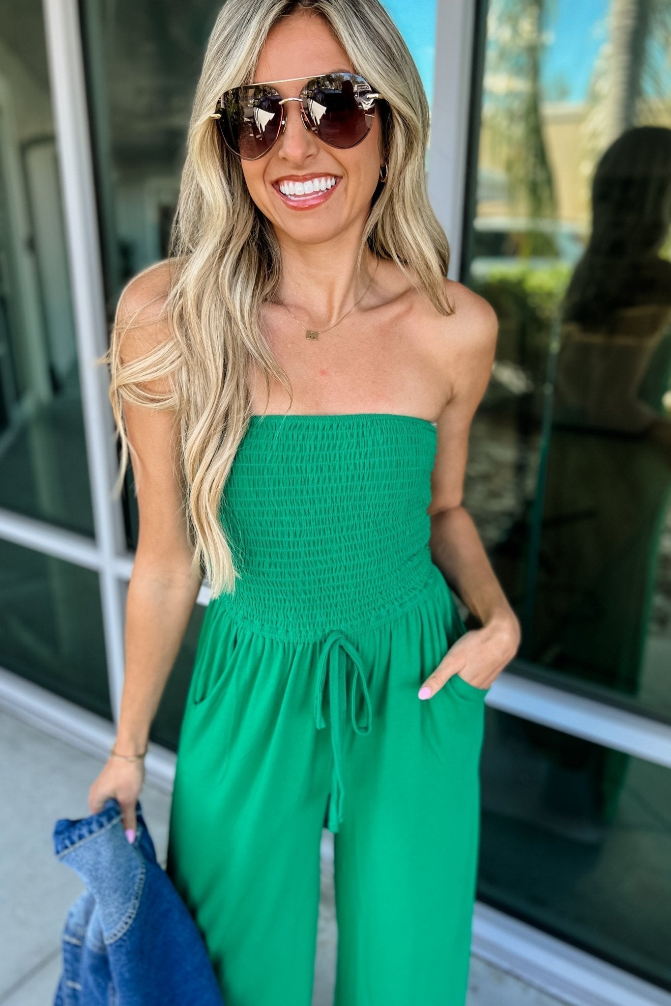 SASHA | OFF-SHOULDER JUMPSUIT