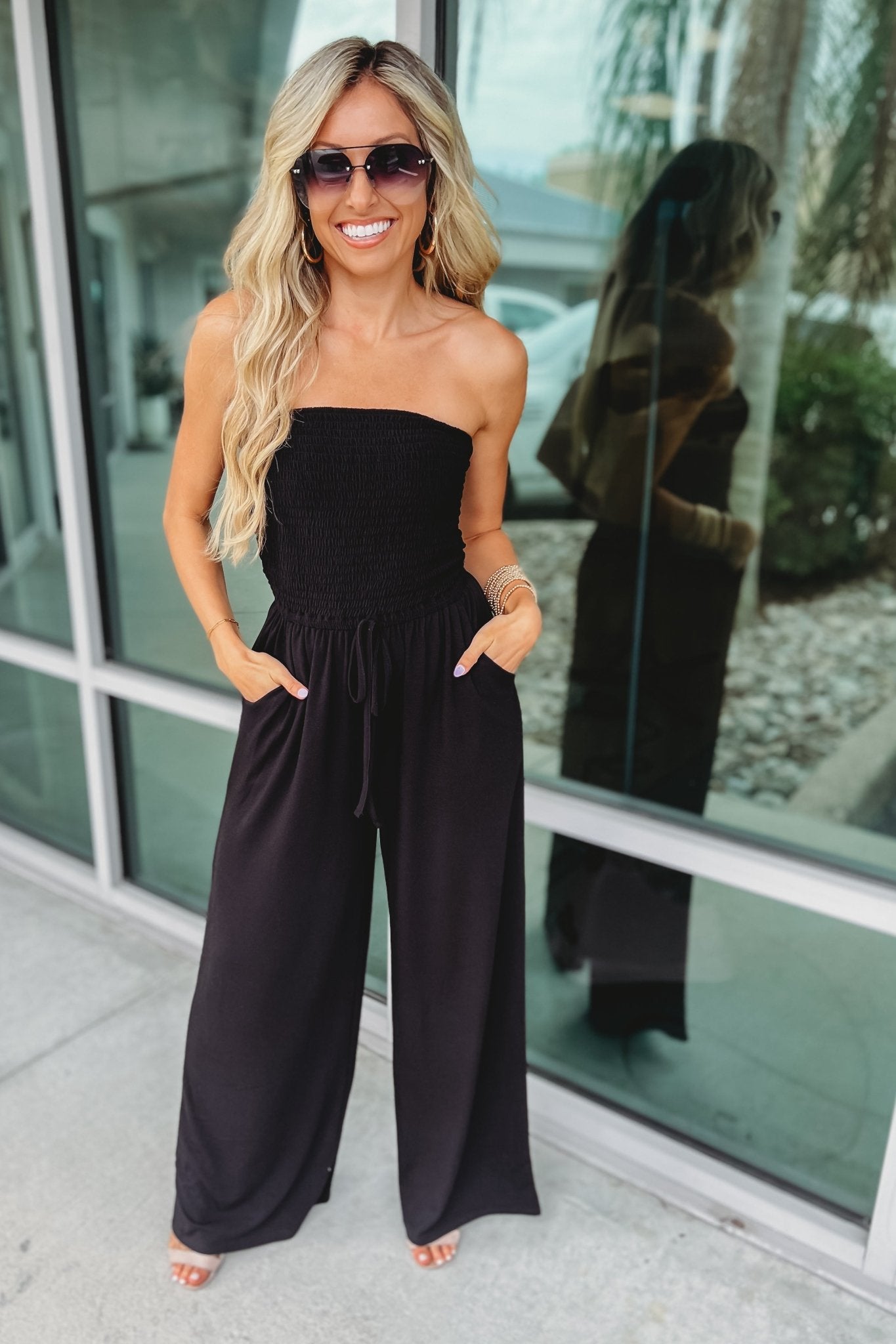 SASHA | OFF-SHOULDER JUMPSUIT